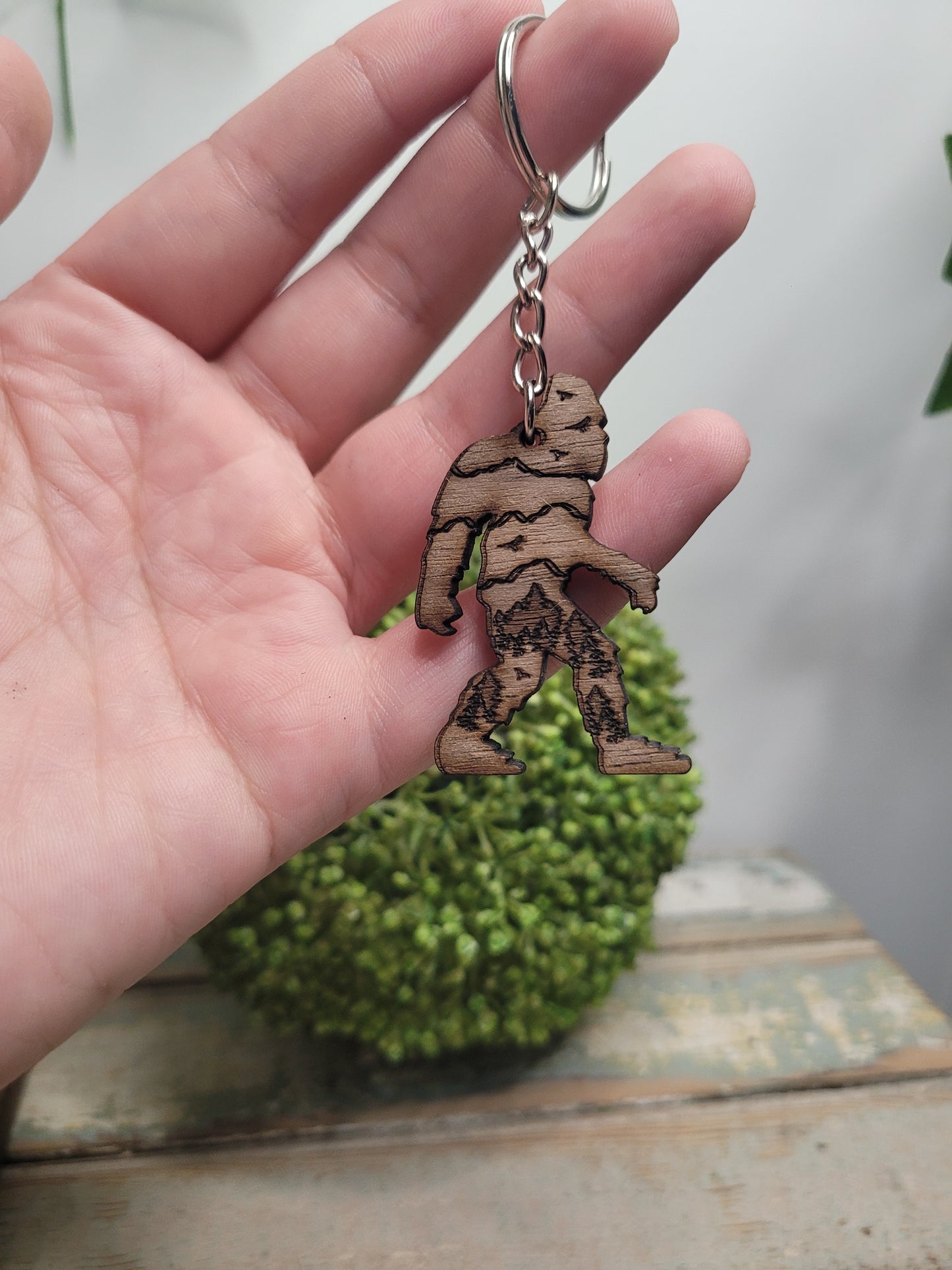 Bigfoot Keychain