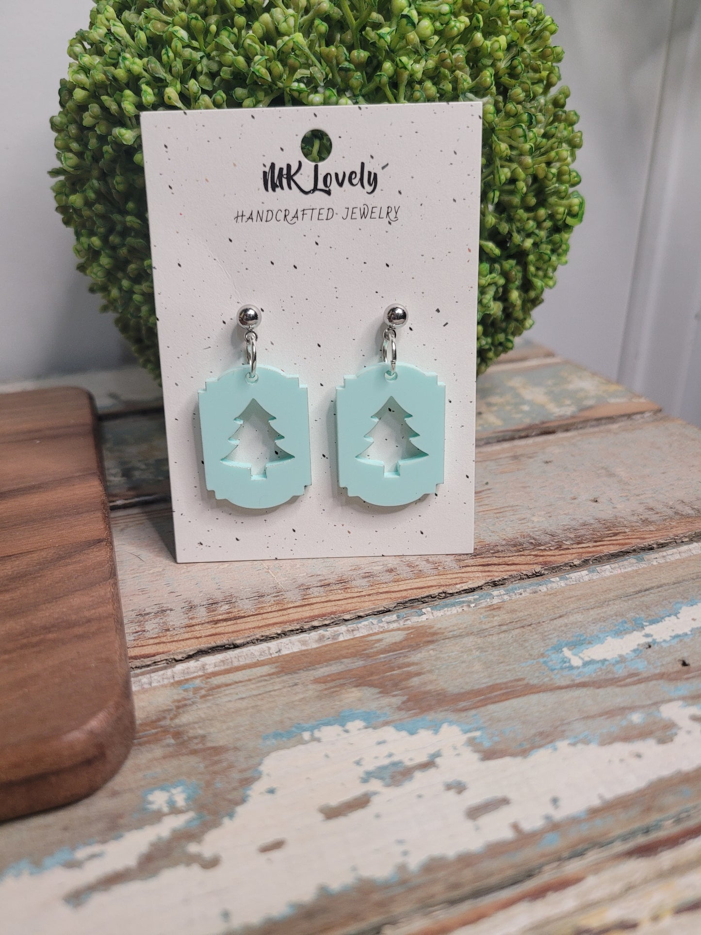 Acrylic Tree Cut Out Drops