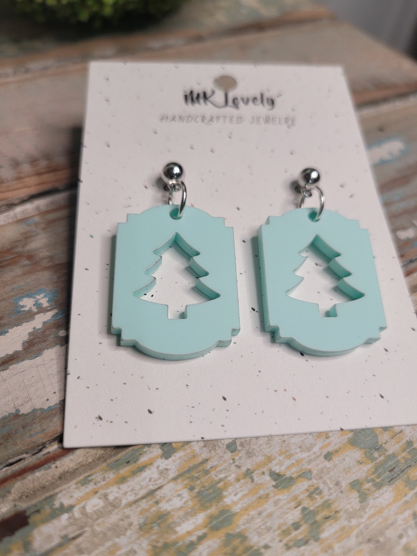 Acrylic Tree Cut Out Drops