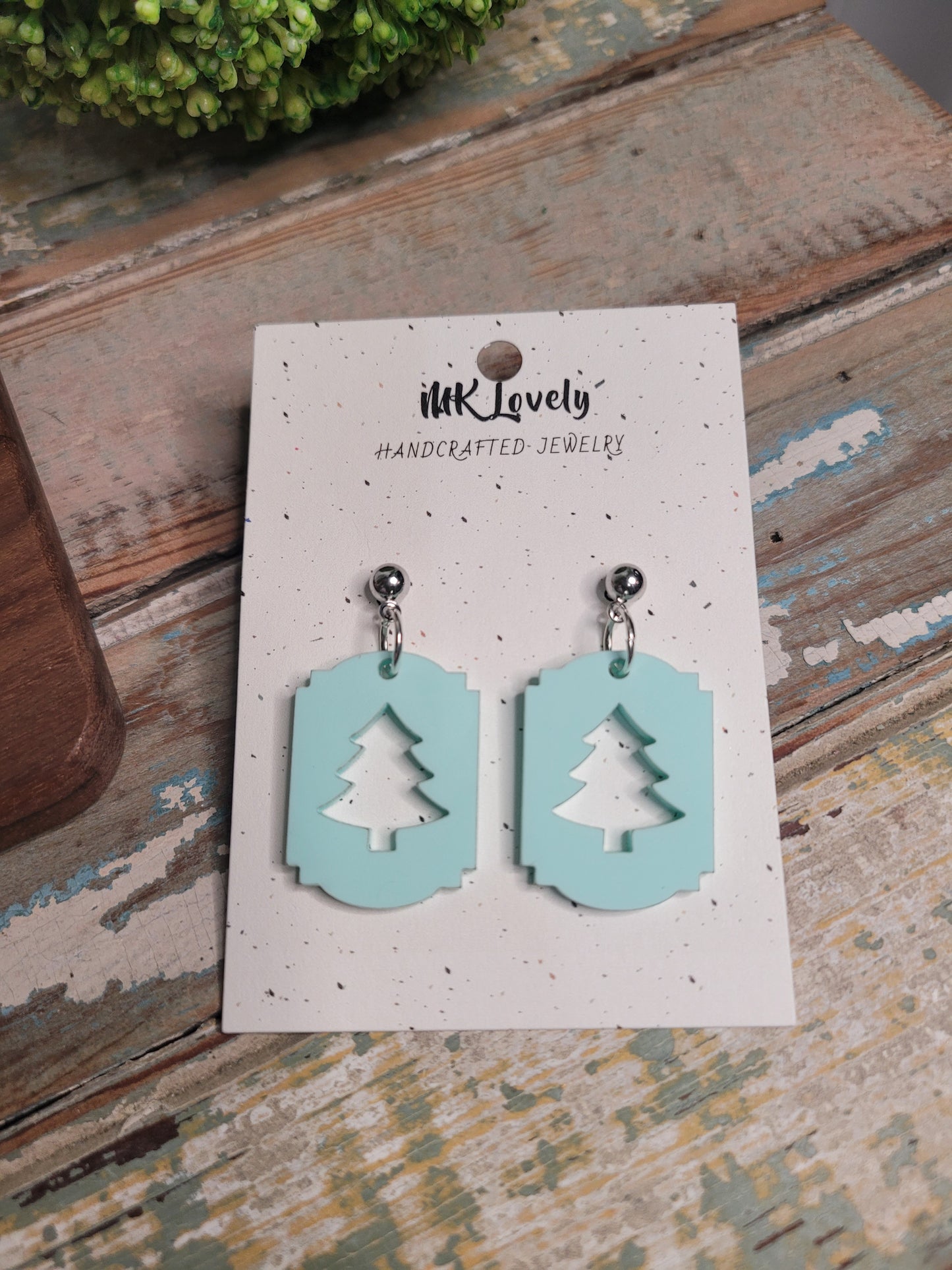 Acrylic Tree Cut Out Drops