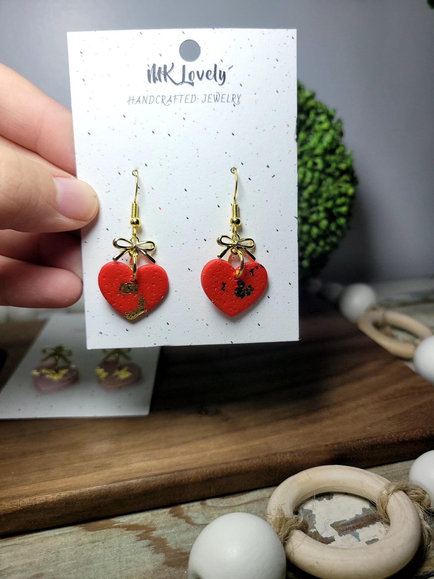 Vday Bow Charm Dangles