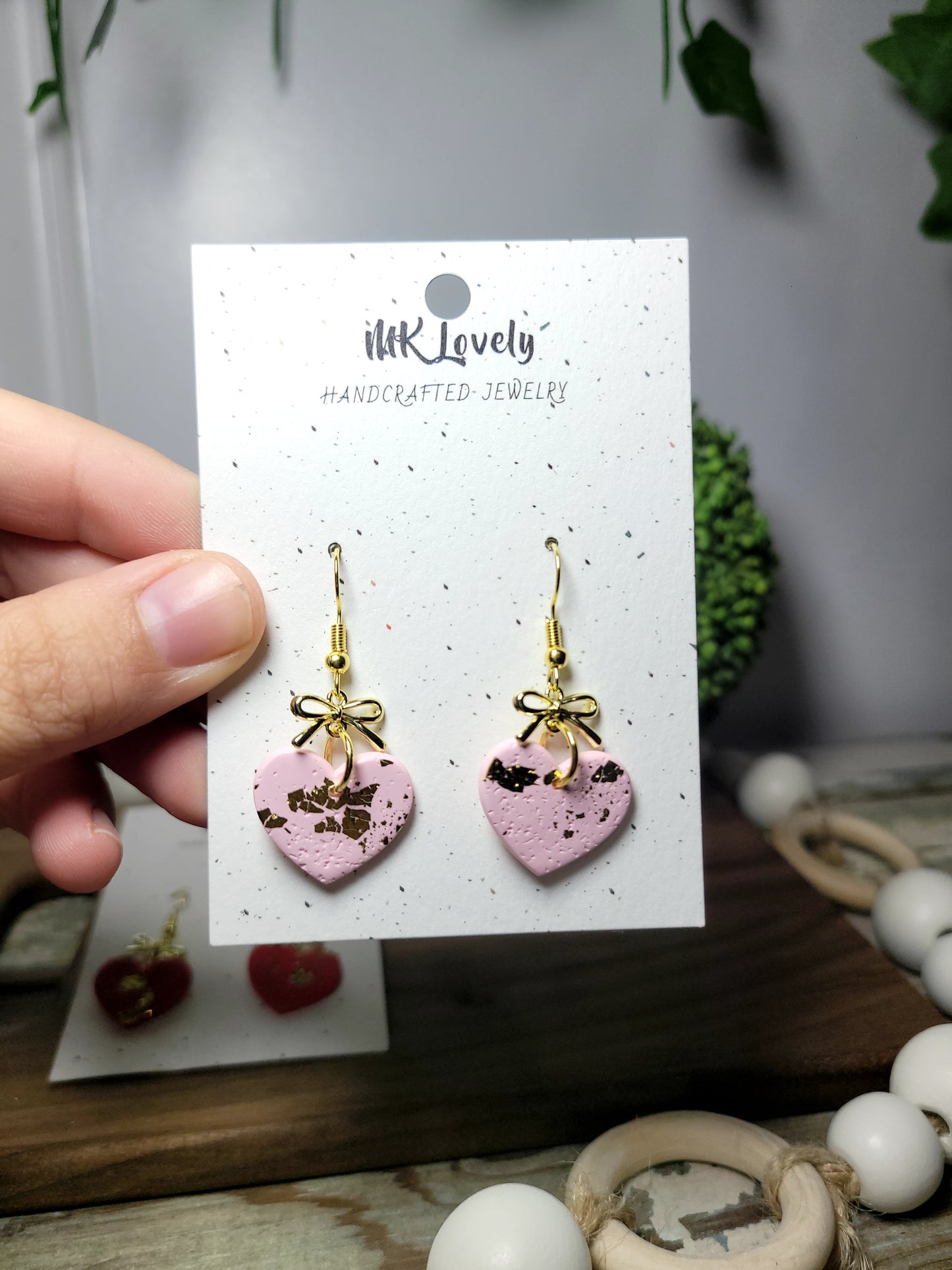 Vday Bow Charm Dangles