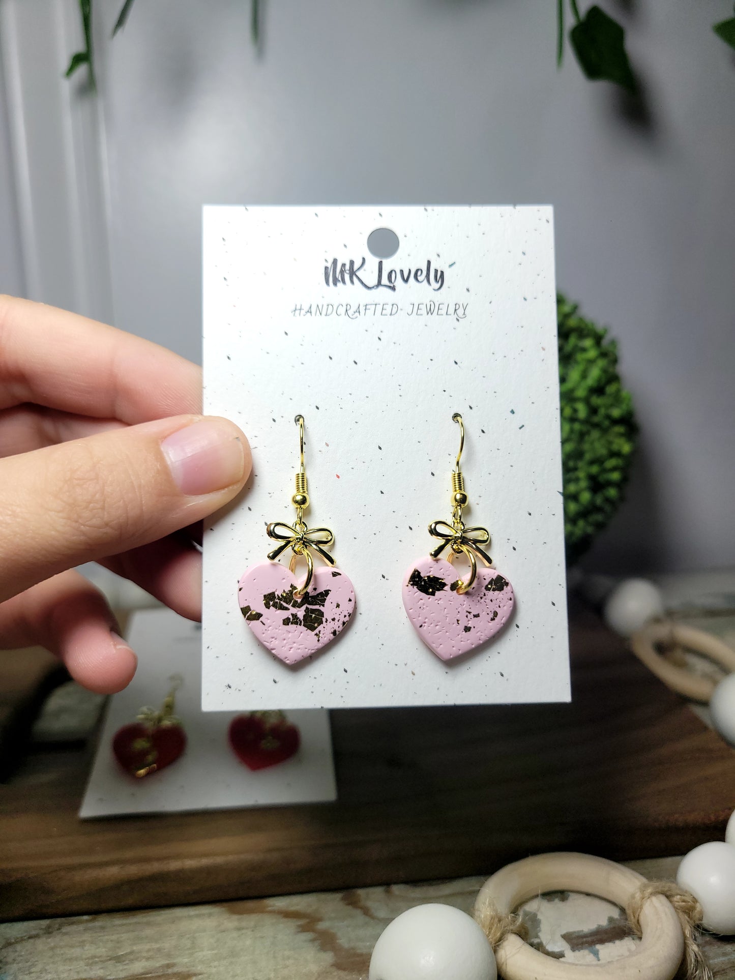 Vday Bow Charm Dangles