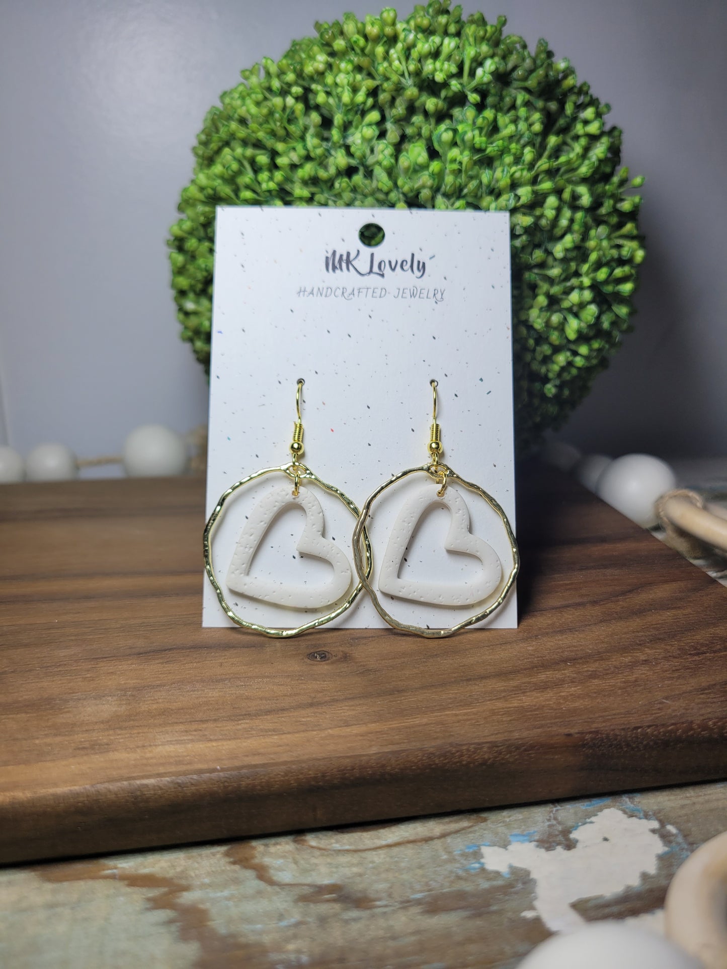Encircled Heart Earrings