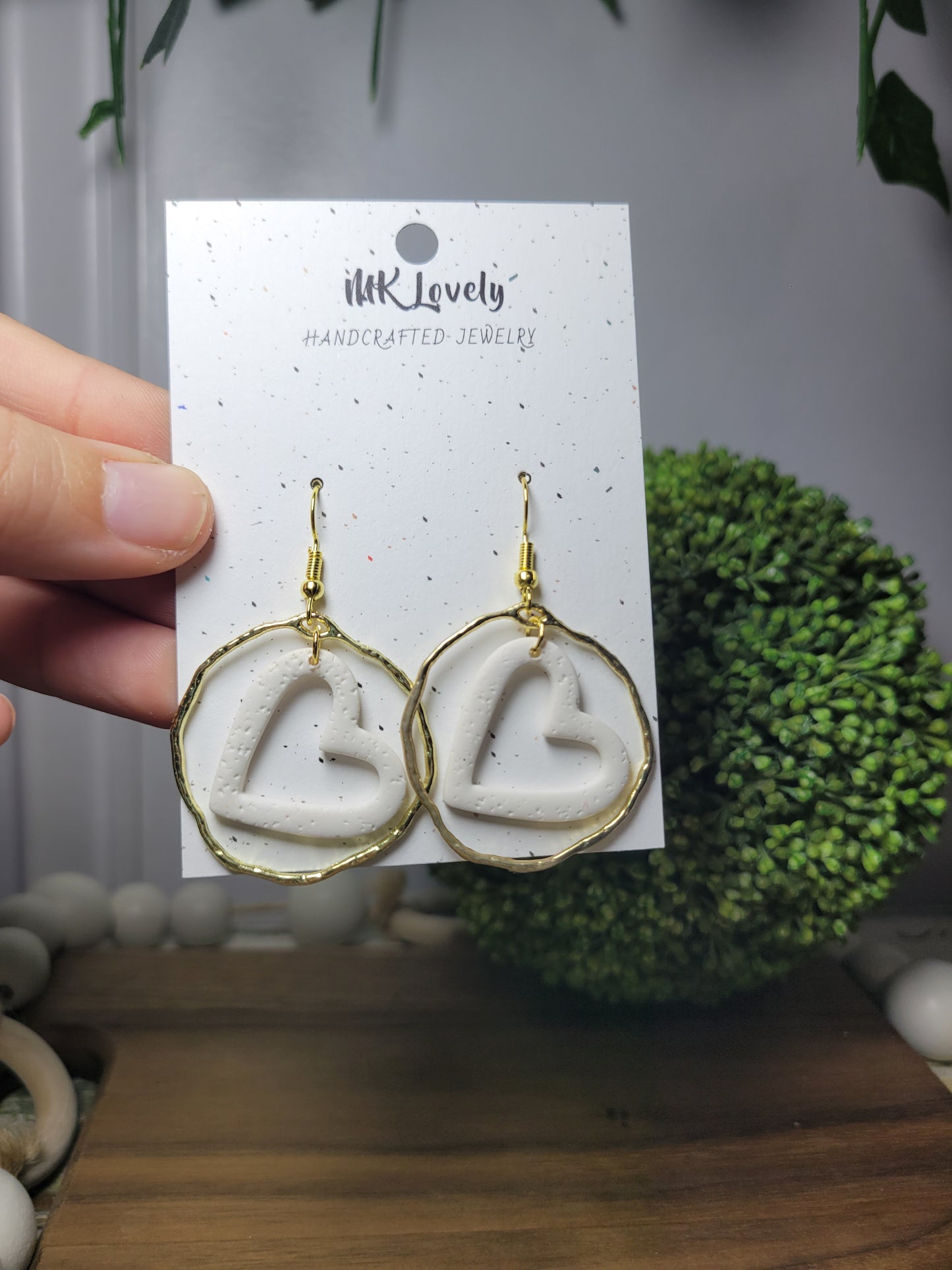 Encircled Heart Earrings