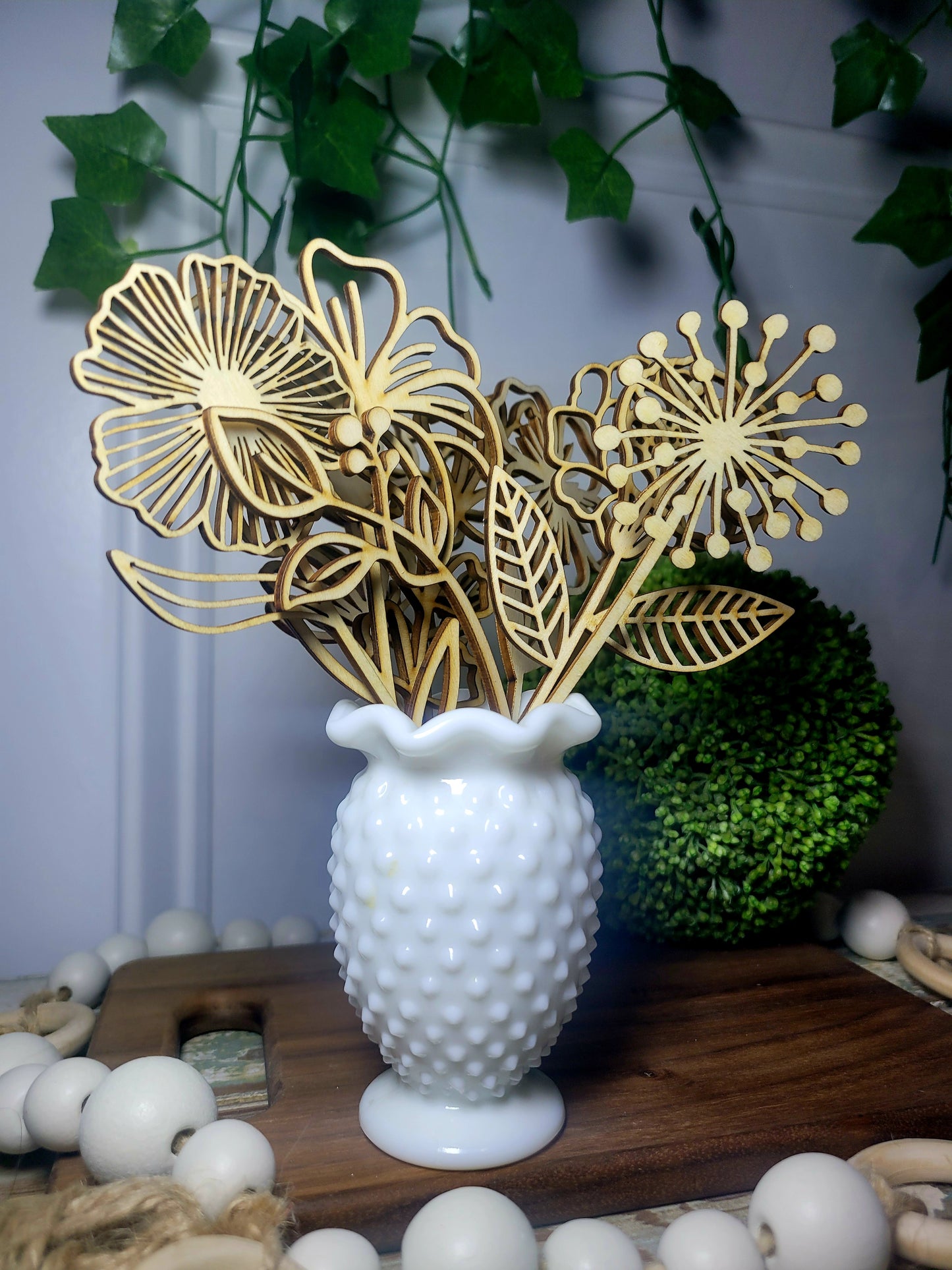 Wooden Flowers