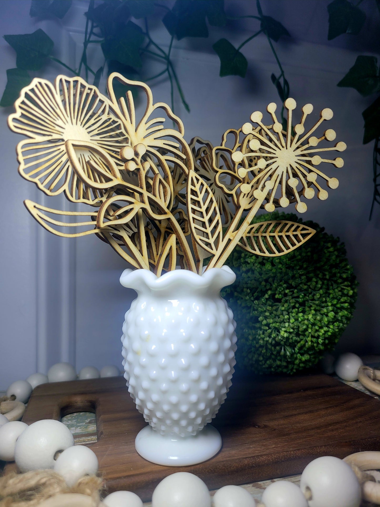 Wooden Flowers