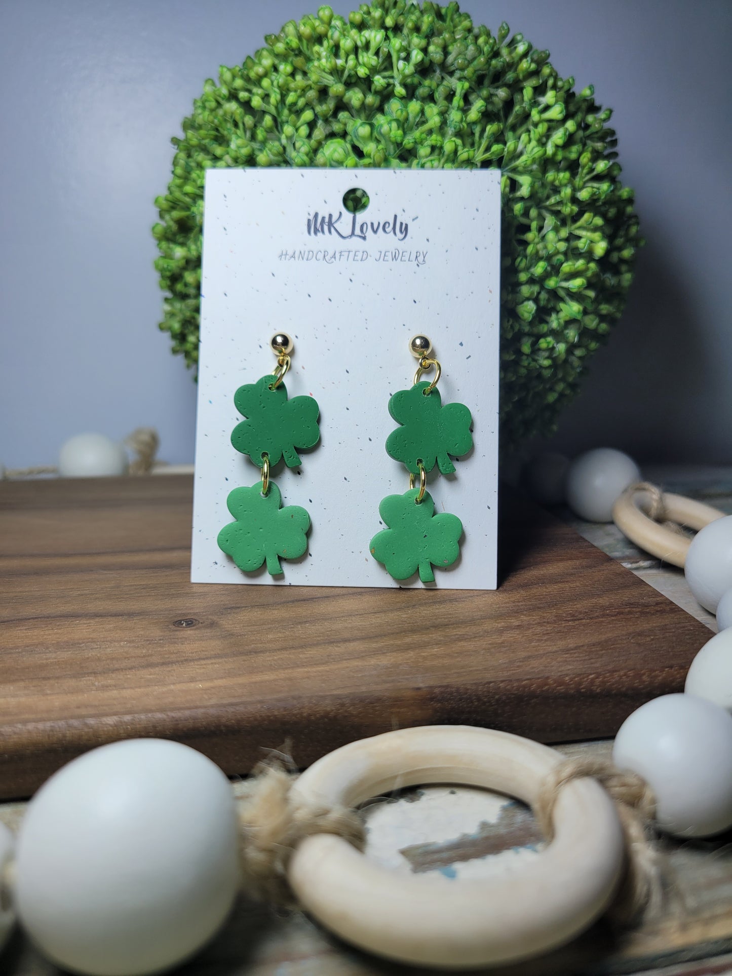 Two-Toned St. Patrick's Day Earrings