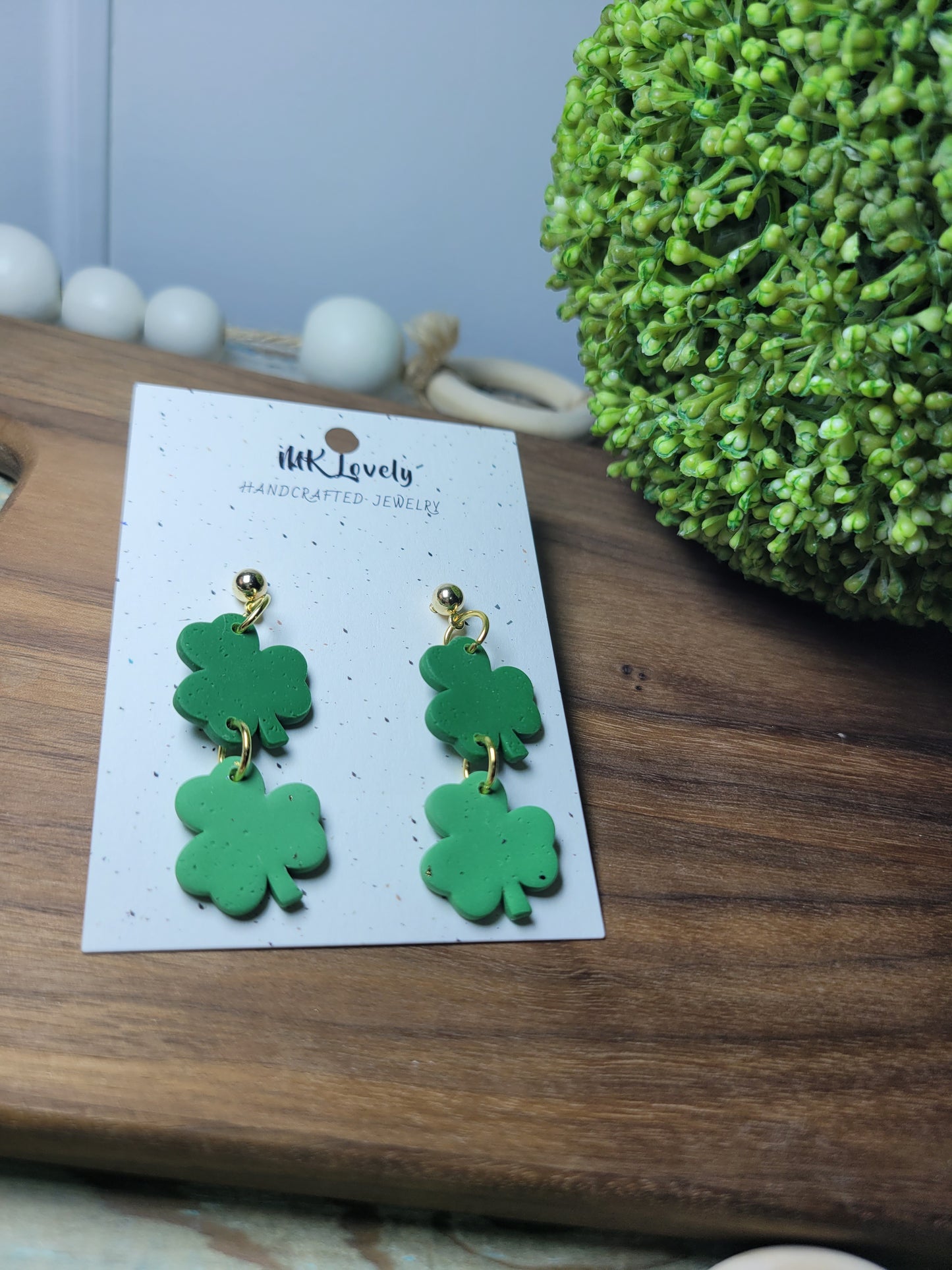 Two-Toned St. Patrick's Day Earrings