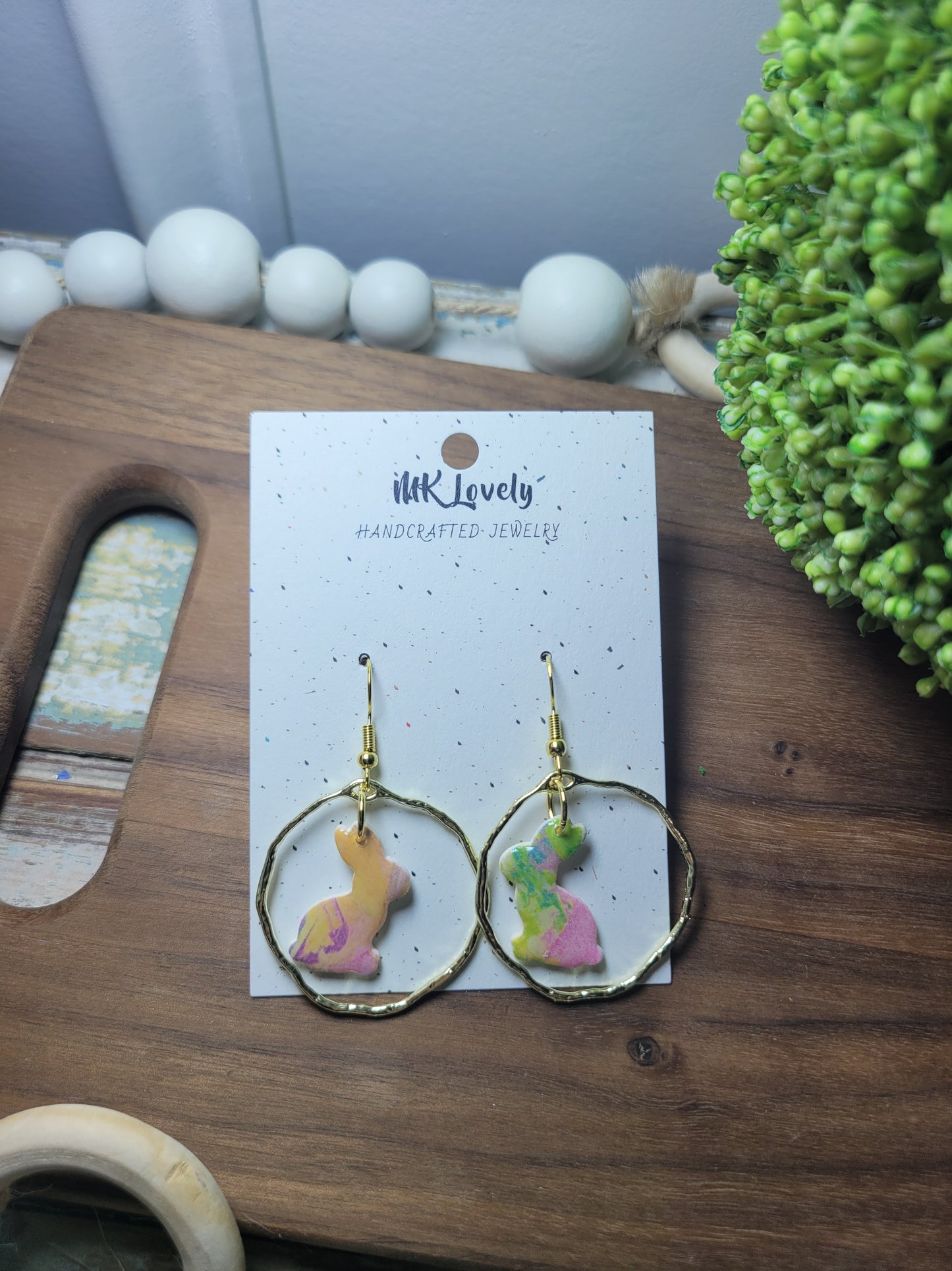 Multi-Color Bunny Dangles