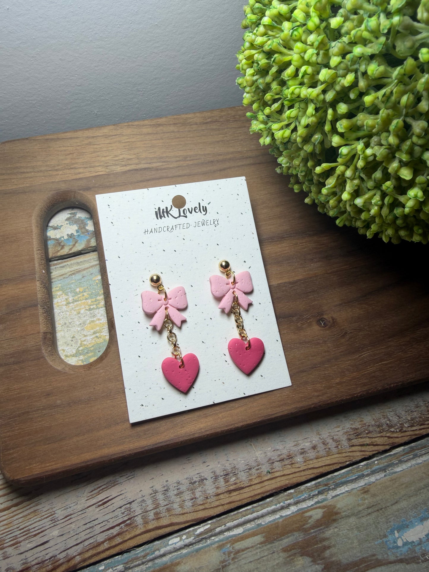 Blush Bow Sweetheart Drops