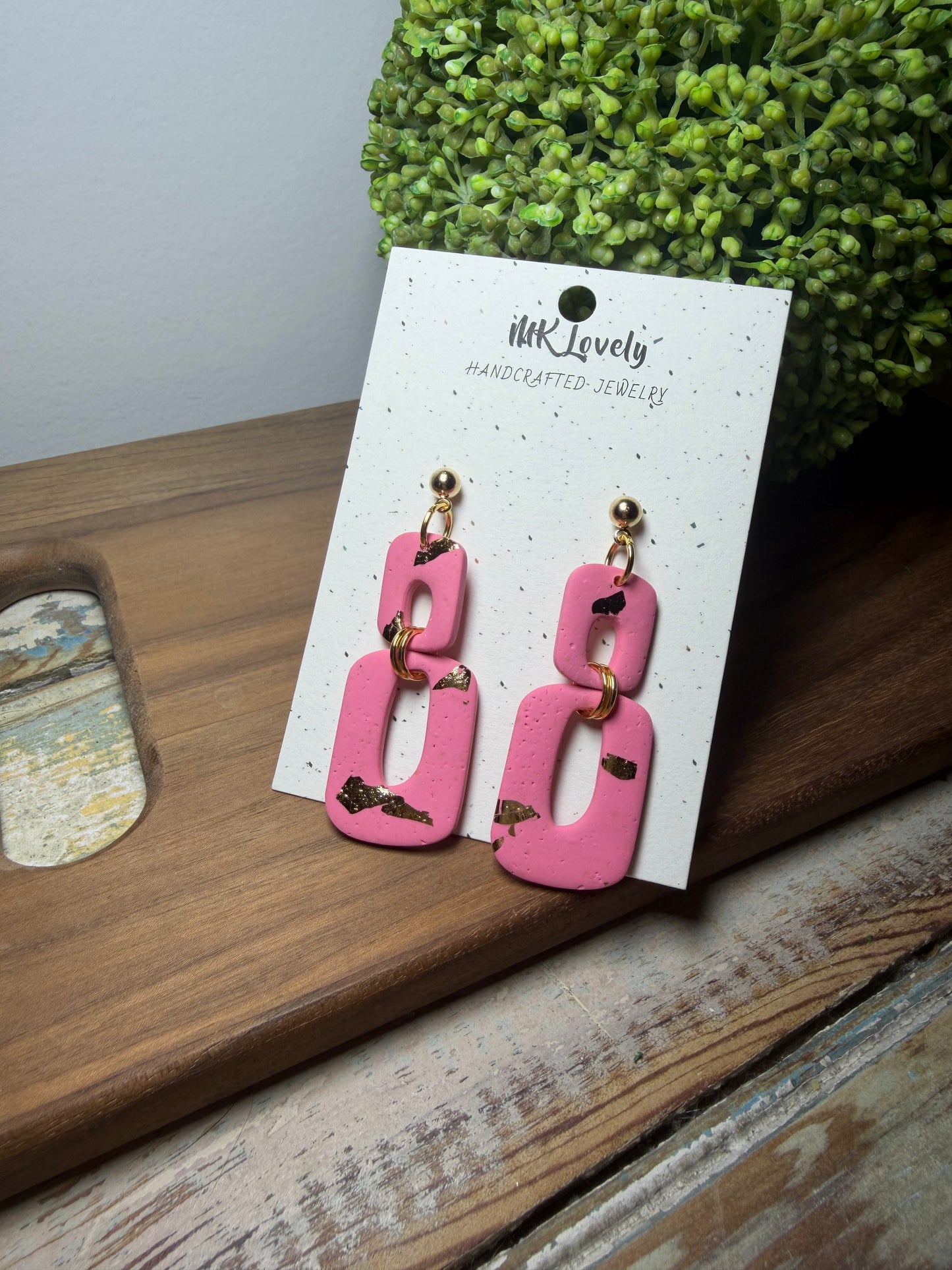 Blush Link Dangles