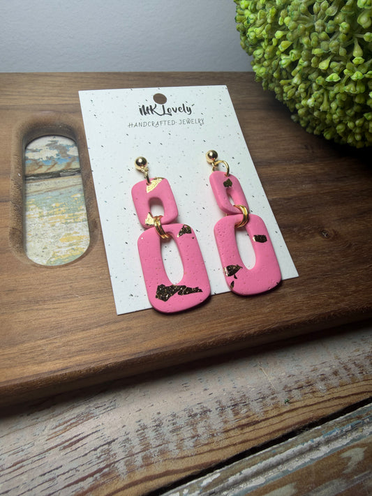 Blush Link Dangles