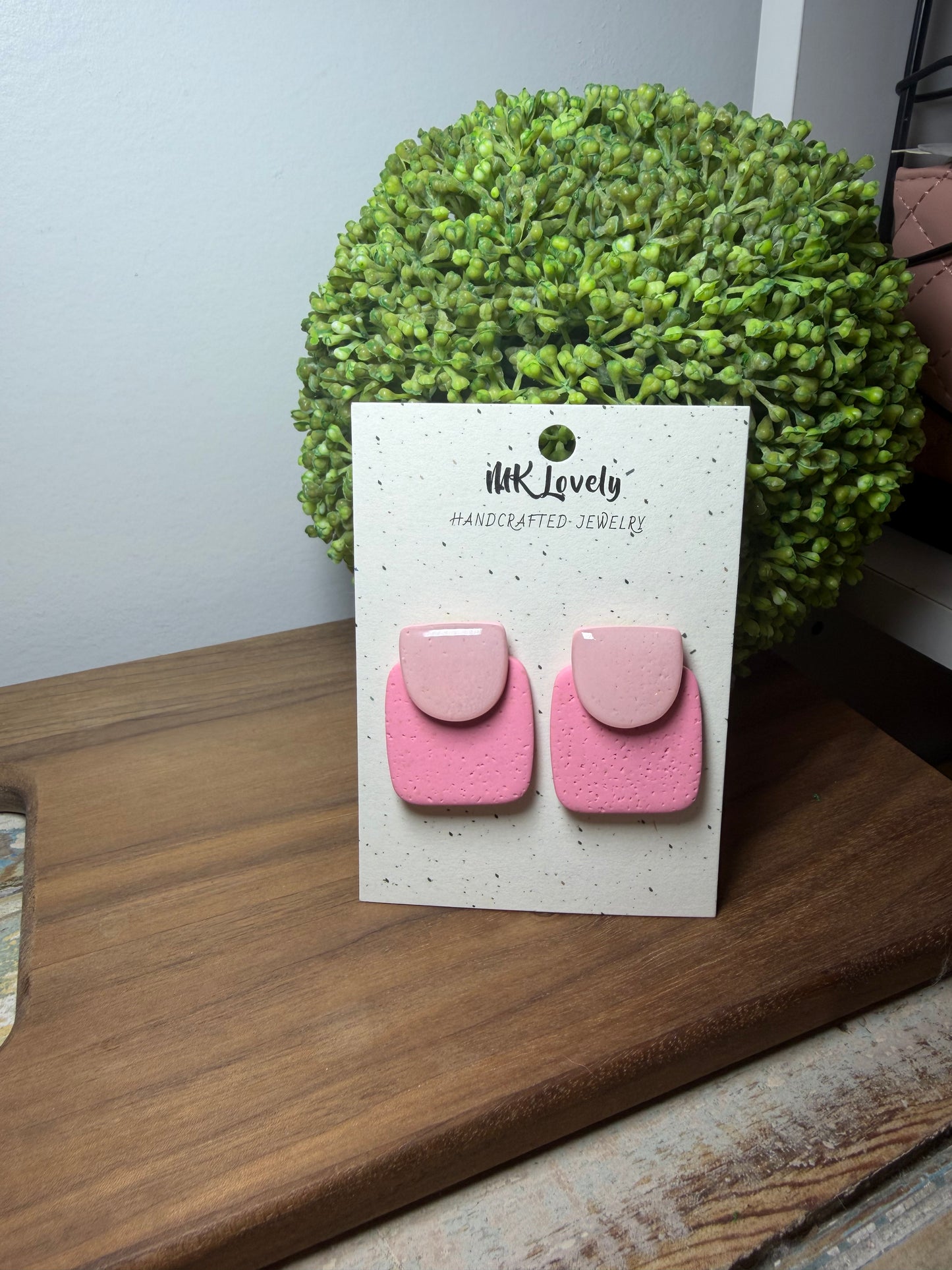 Pink Harmony Studs