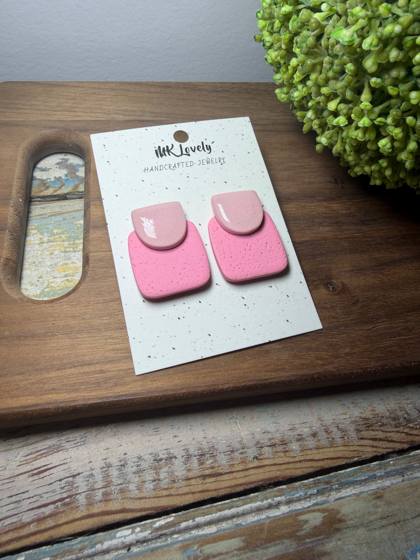 Pink Harmony Studs