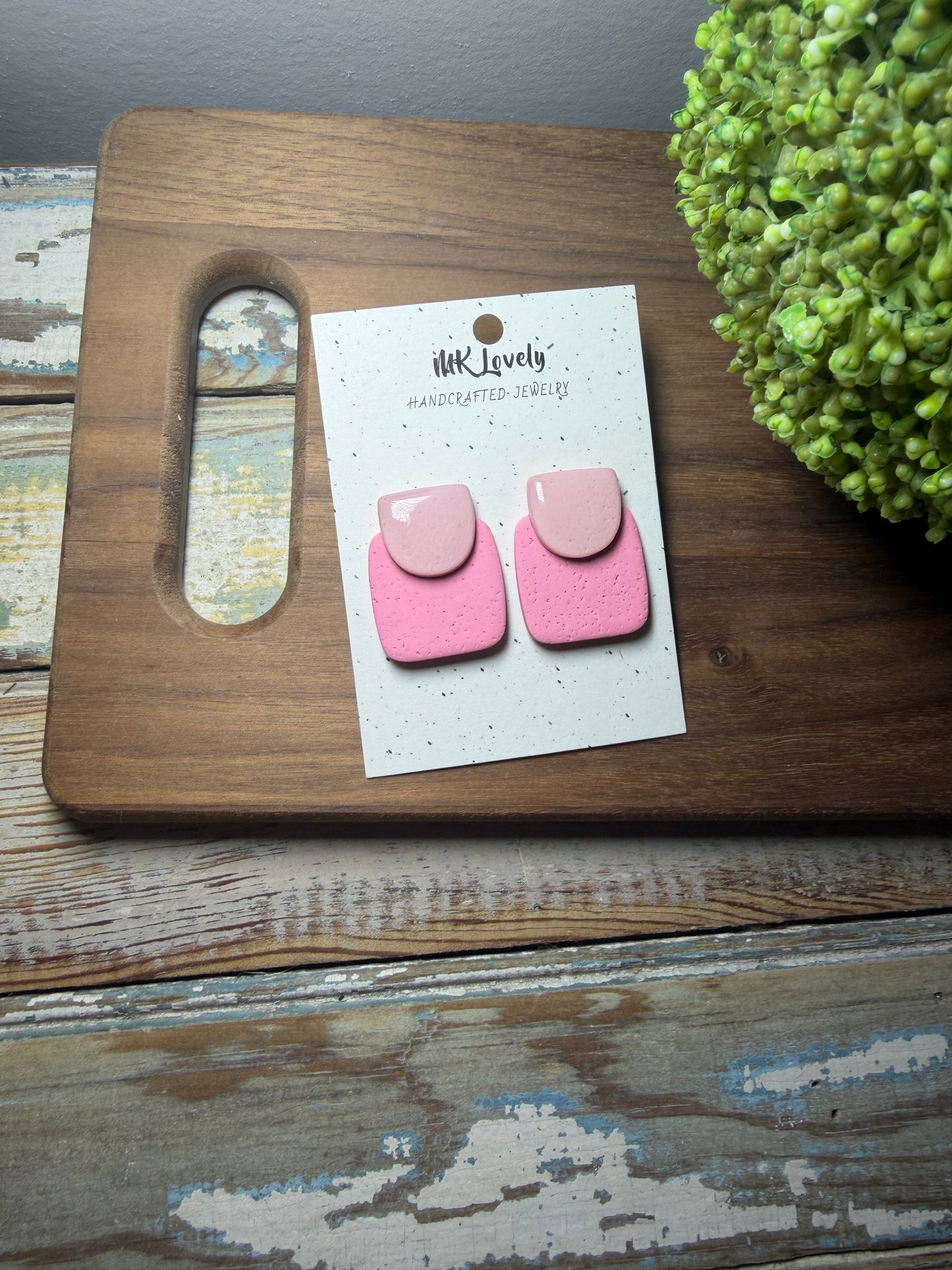 Pink Harmony Studs