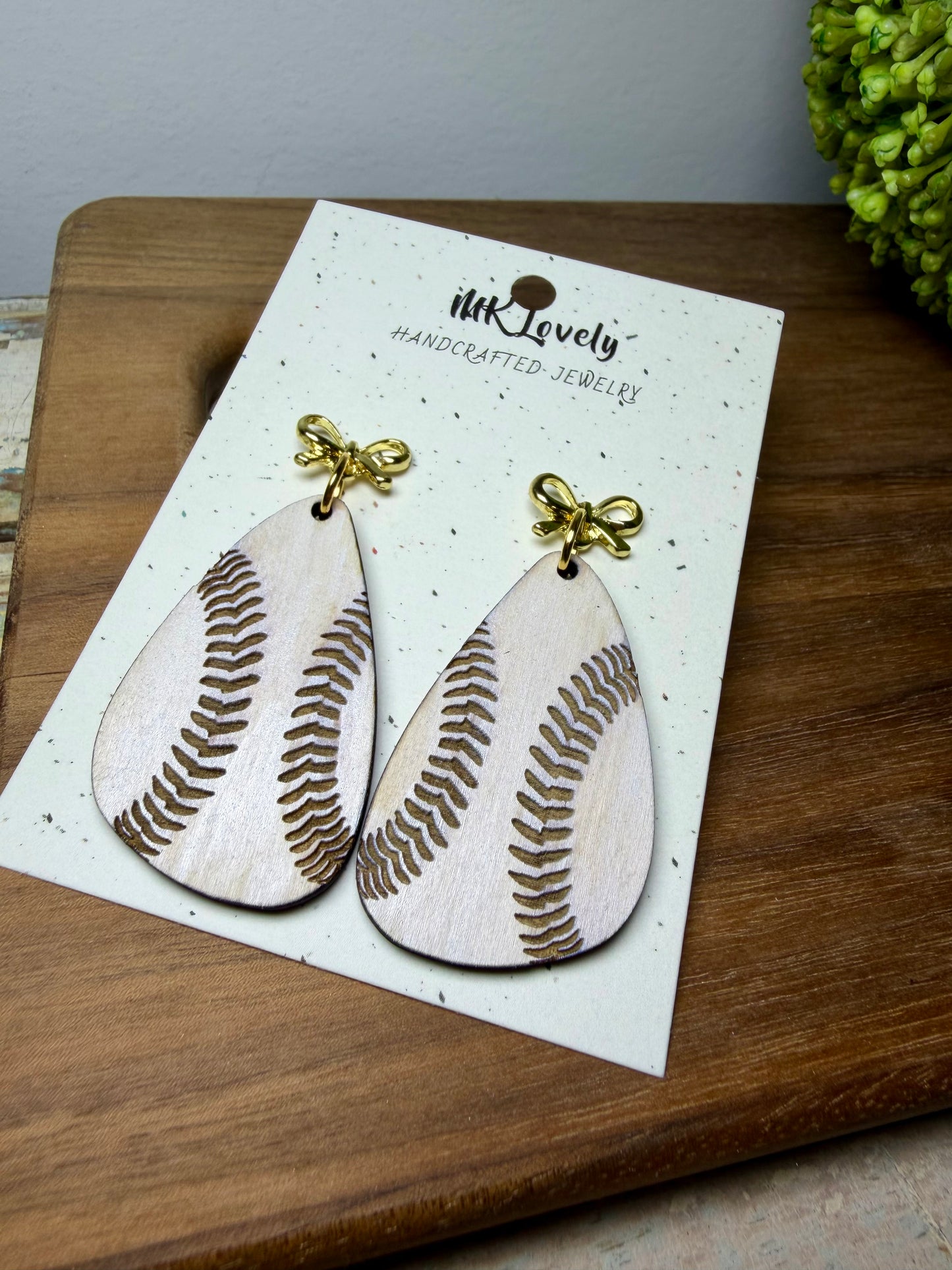 Batter's Bow Earrings