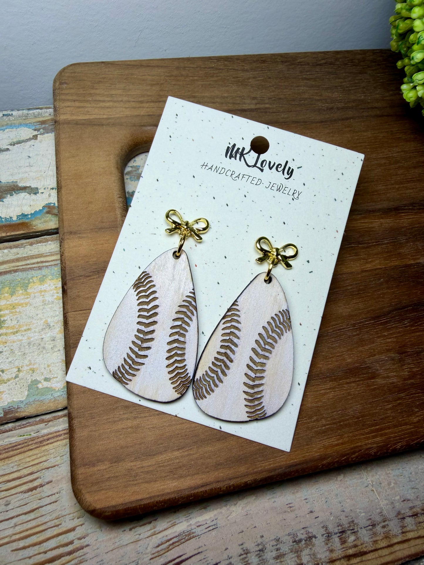 Batter's Bow Earrings