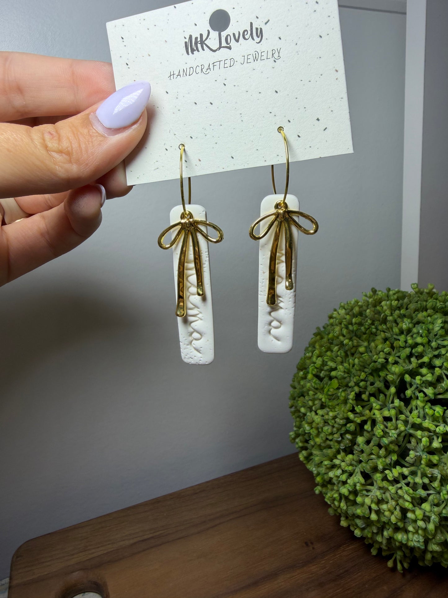 Coquette Mama Bar Hoops