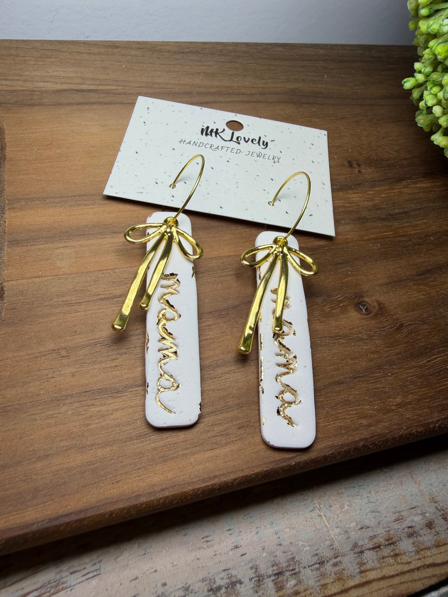 Coquette Mama Bar Hoops