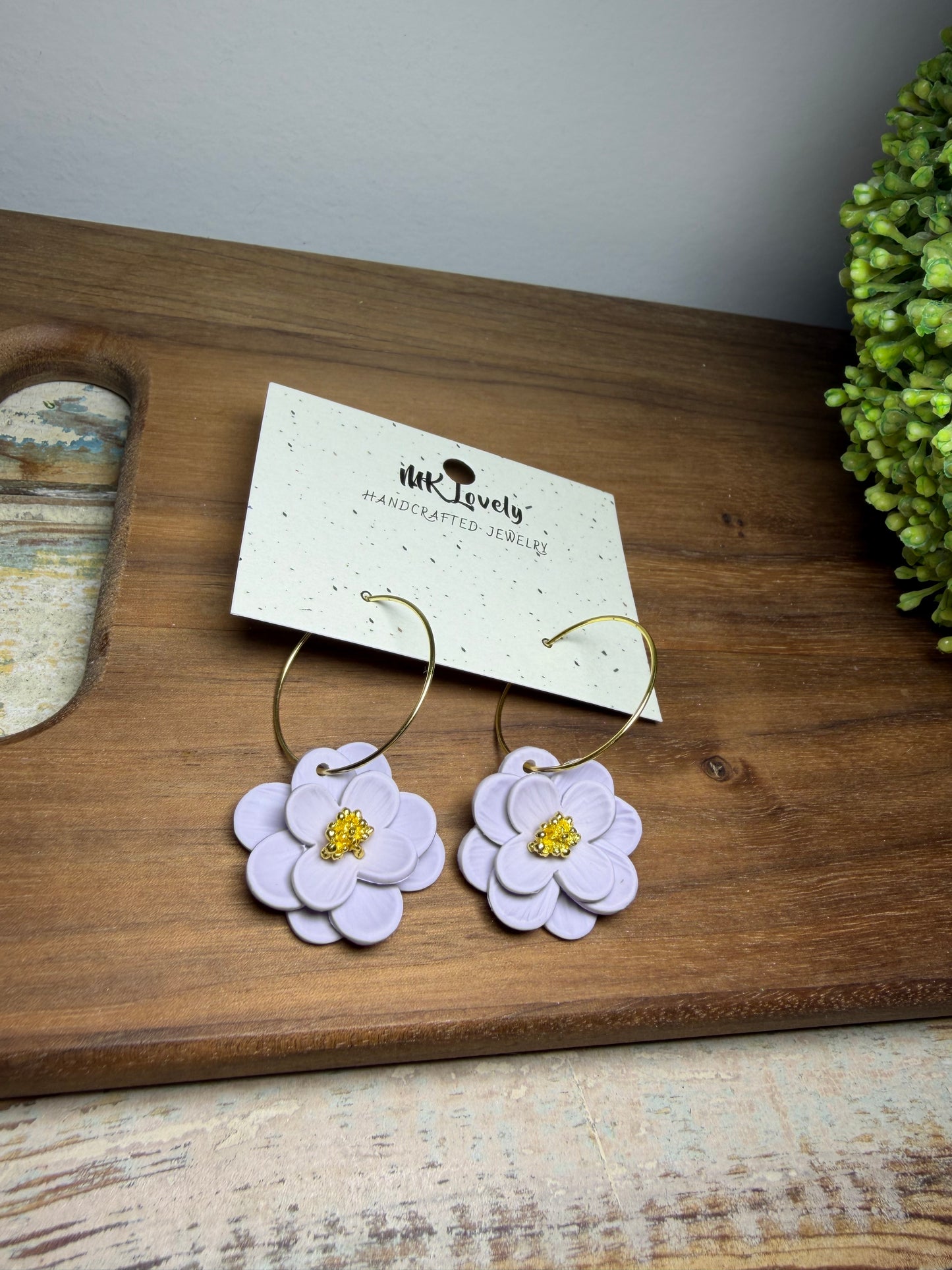 Stellar Bloom Hoops