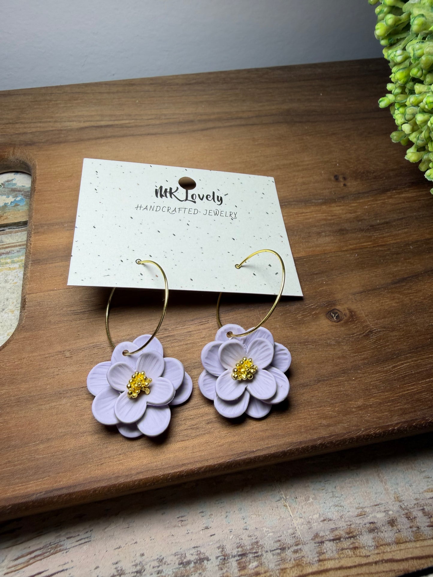 Stellar Bloom Hoops