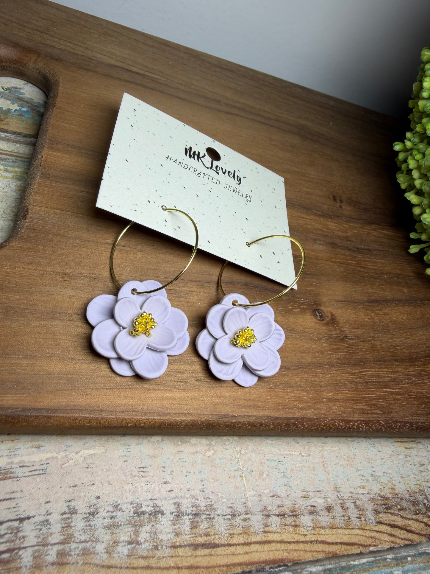 Stellar Bloom Hoops