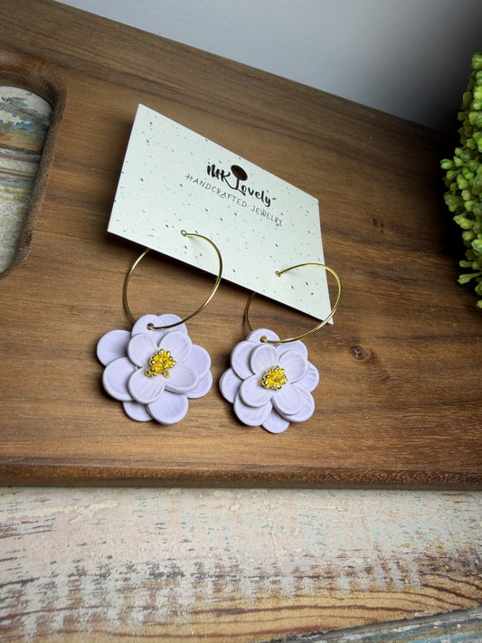 Stellar Bloom Hoops
