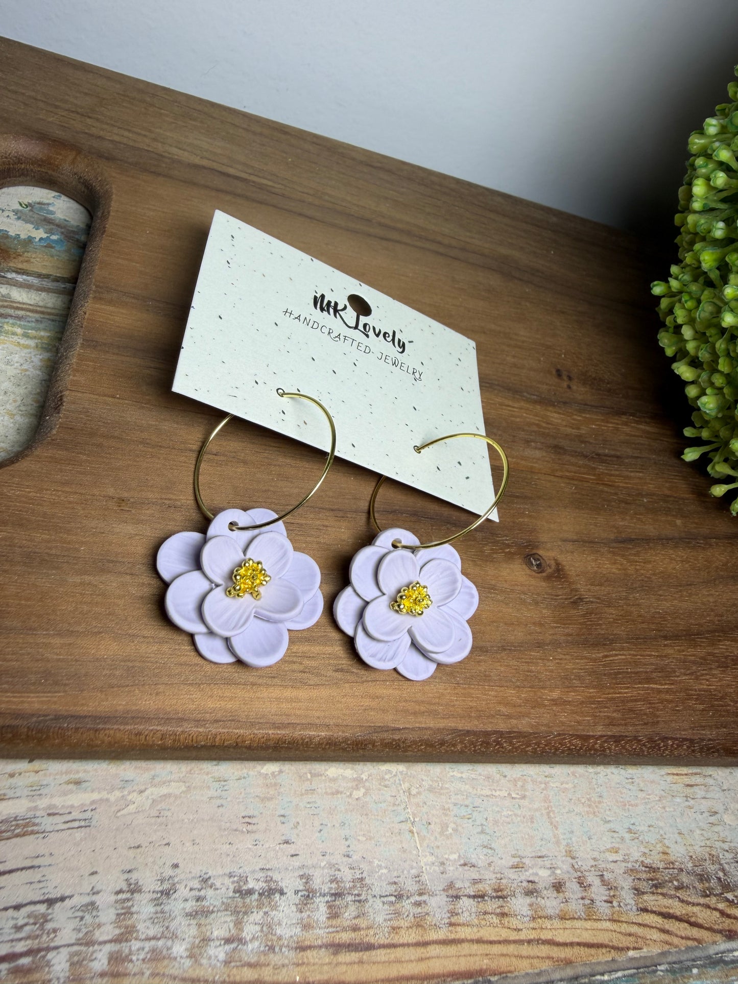 Stellar Bloom Hoops