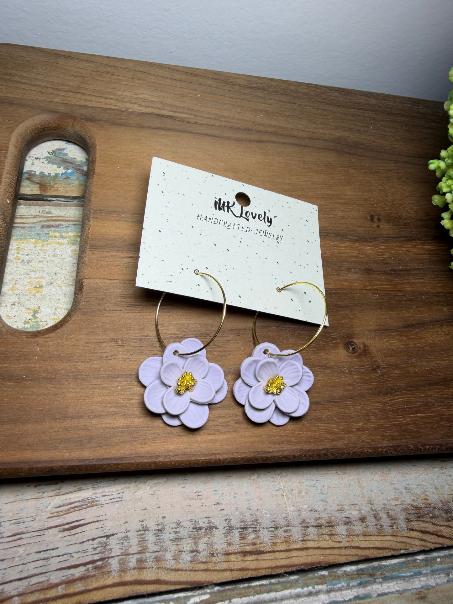 Stellar Bloom Hoops