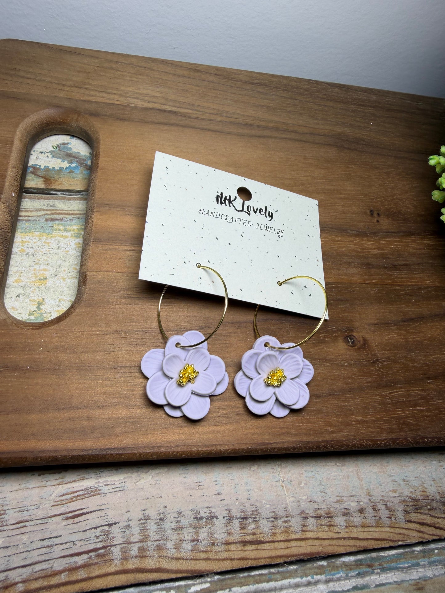Stellar Bloom Hoops