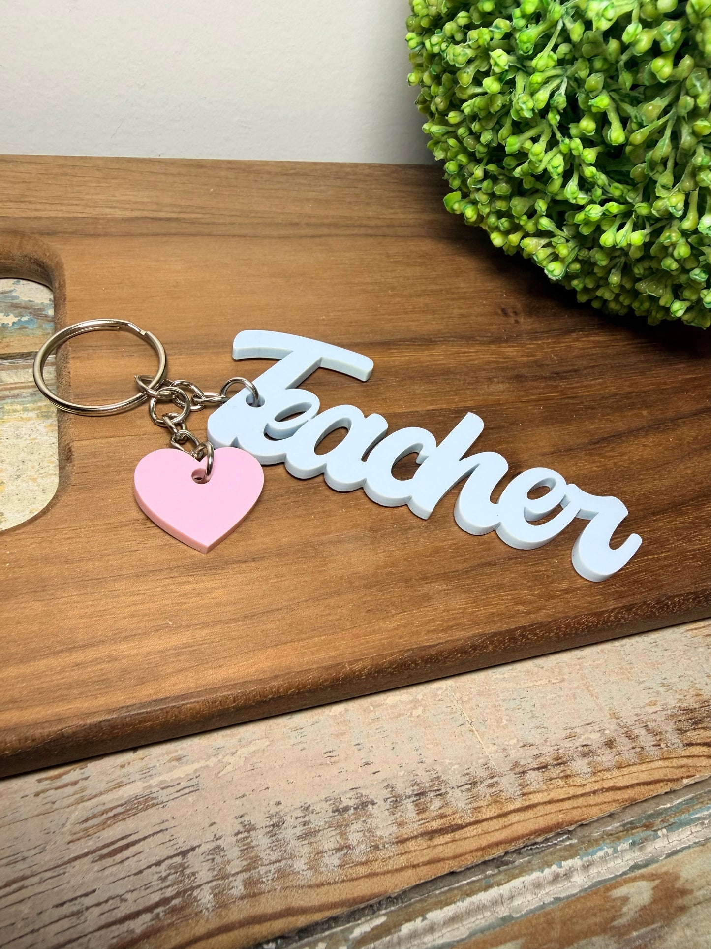 A+ Acrylic Teacher Keychain