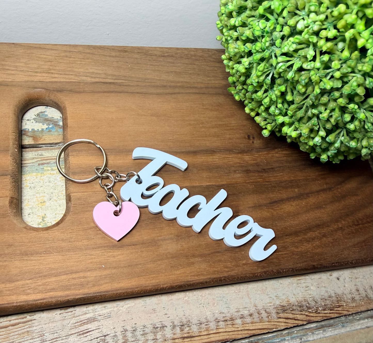 A+ Acrylic Teacher Keychain