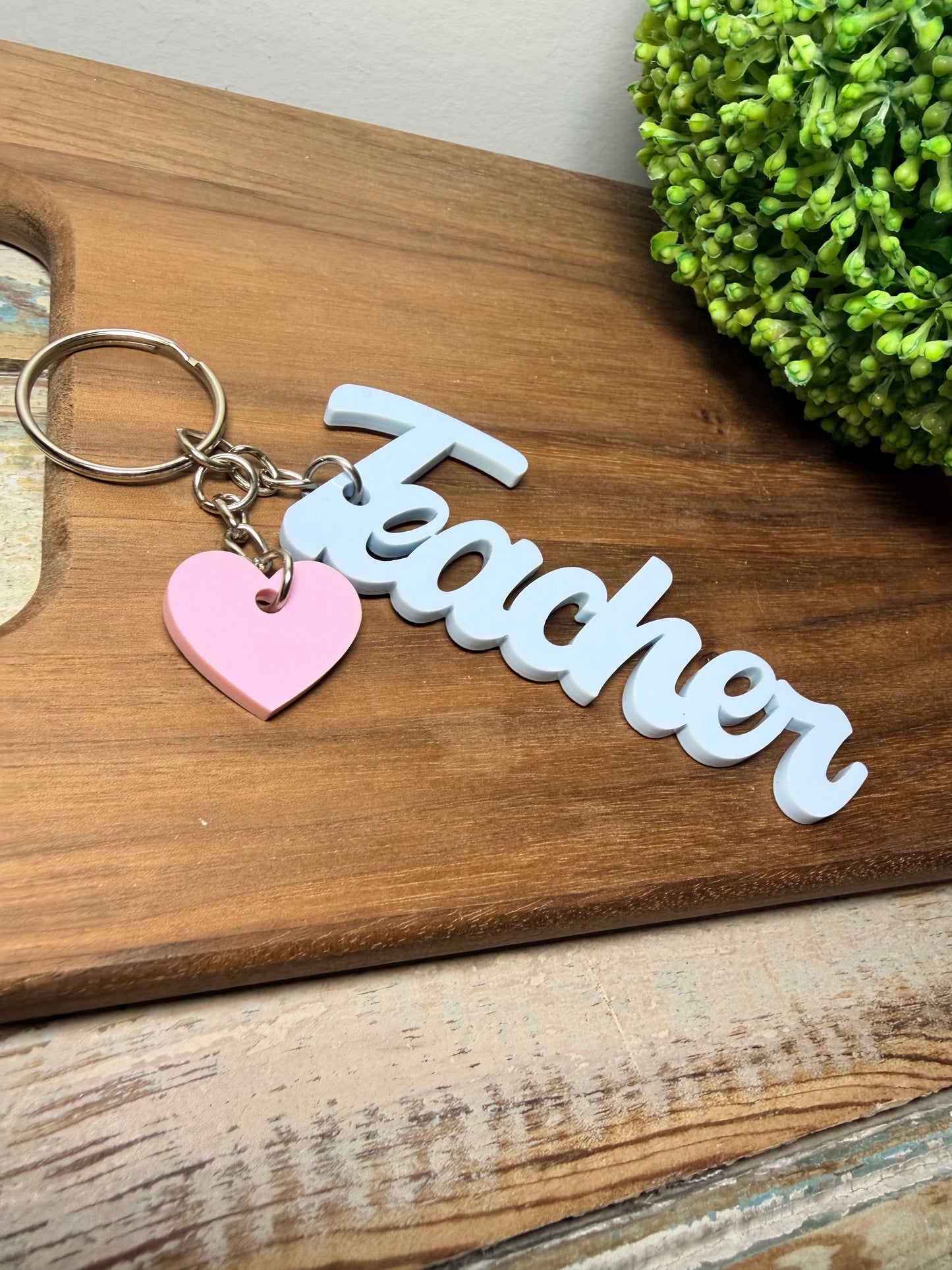 A+ Acrylic Teacher Keychain