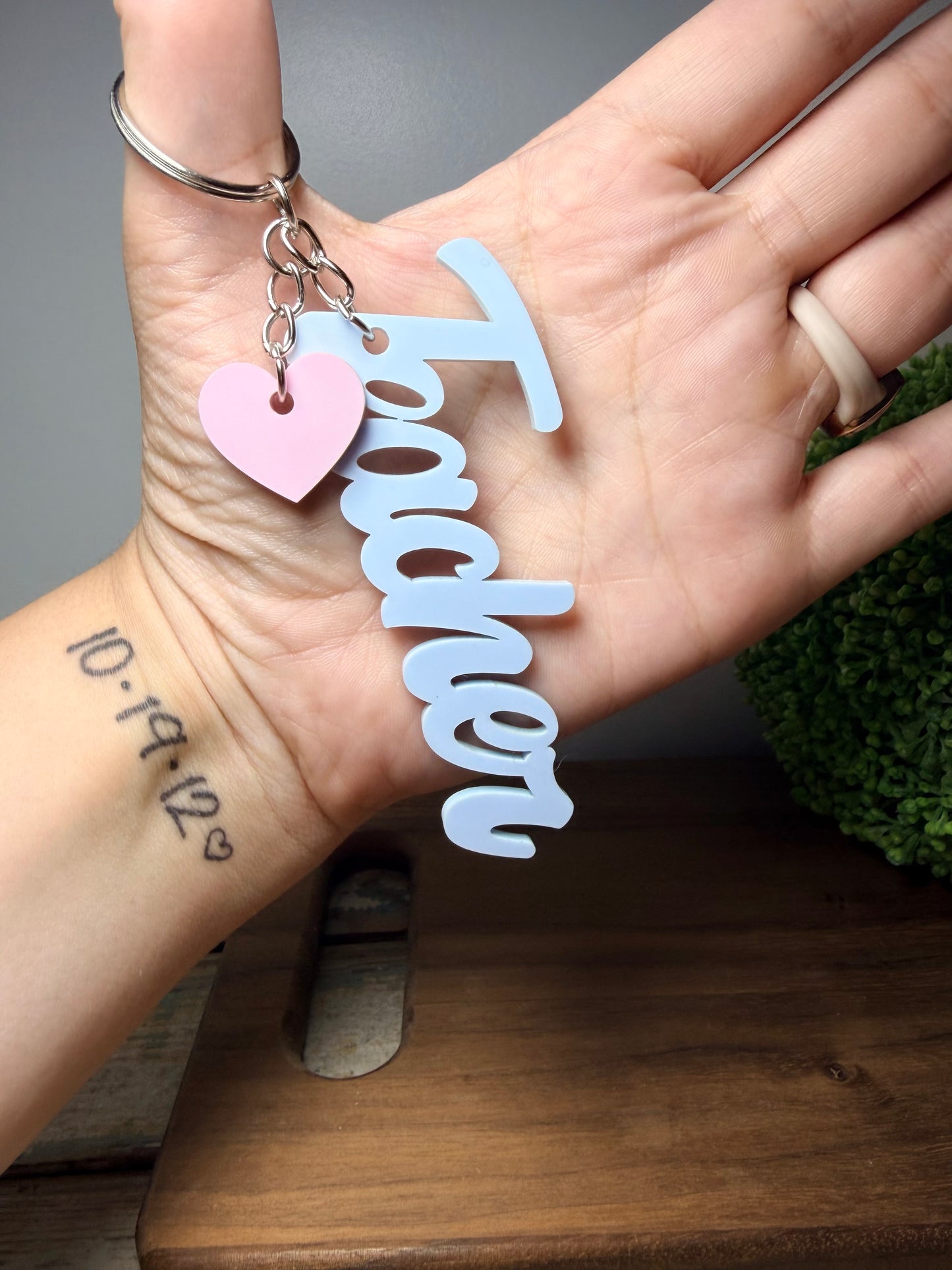 A+ Acrylic Teacher Keychain