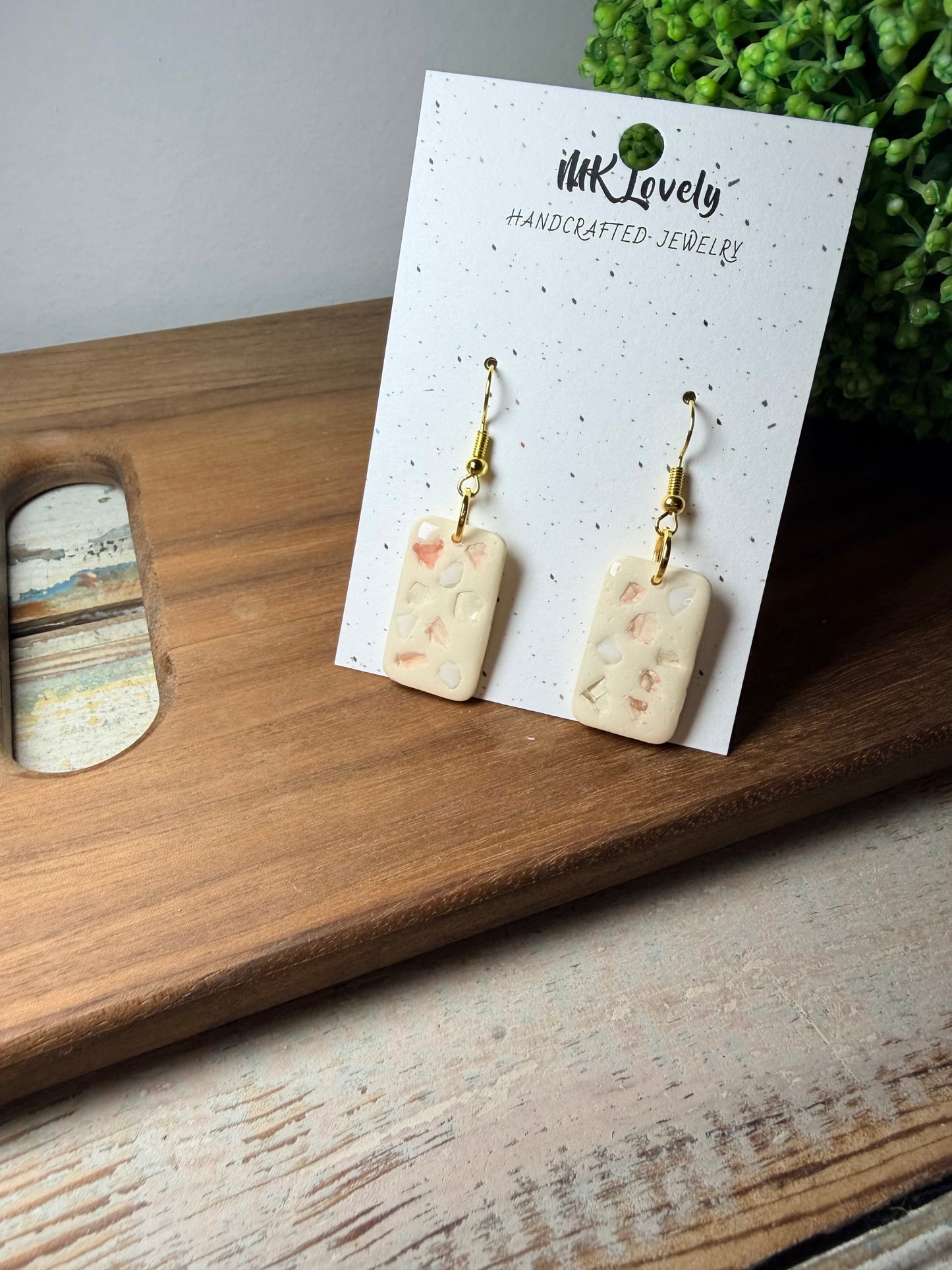 Blush Mosaic Earrings