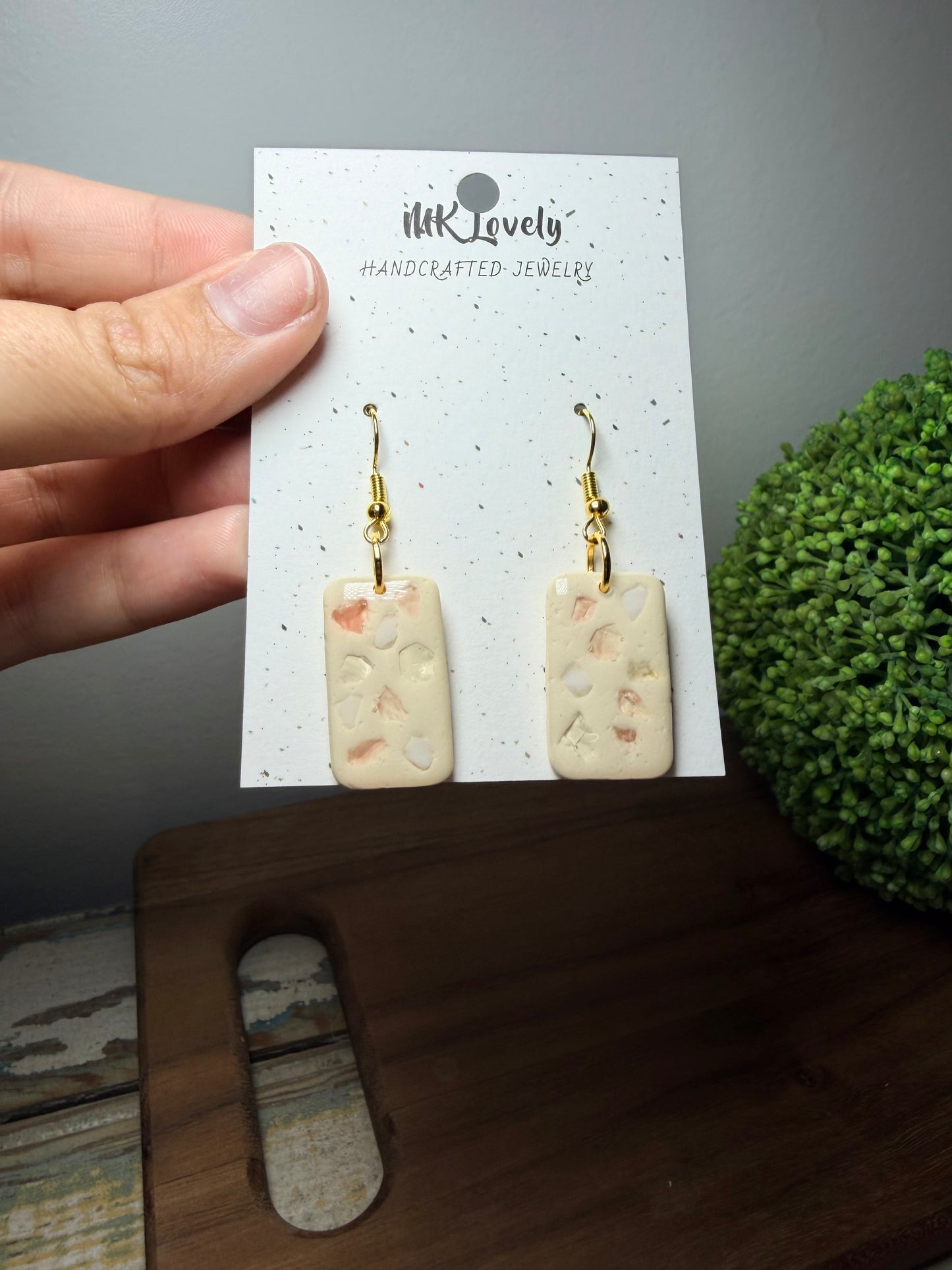 Blush Mosaic Earrings