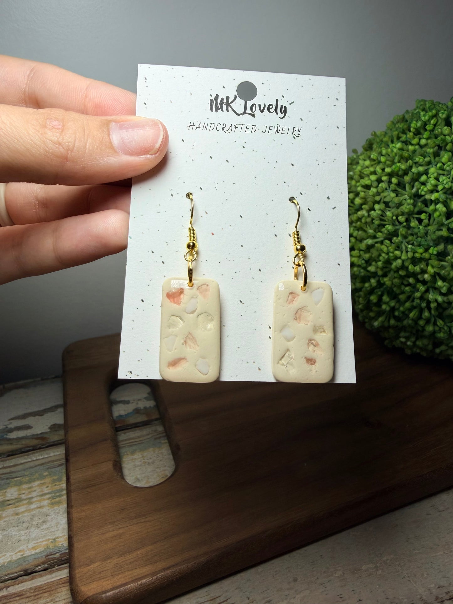 Blush Mosaic Earrings
