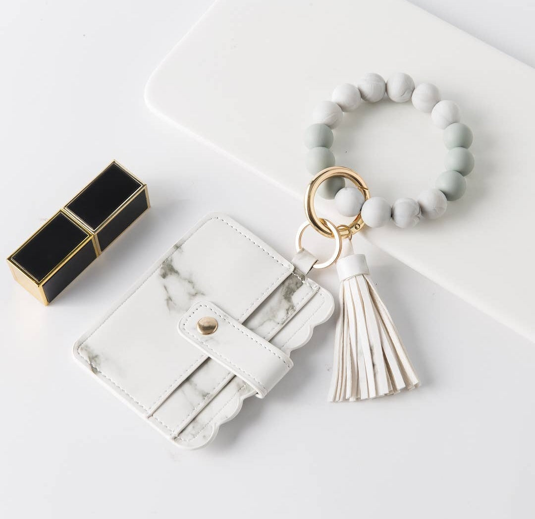 Silicone Wristlet + Card Holder Wallet