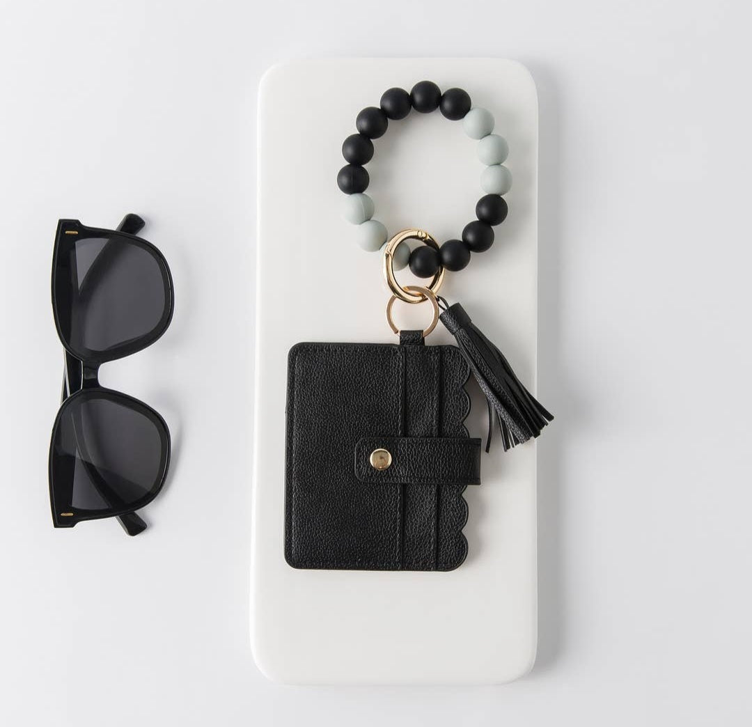 Silicone Wristlet + Card Holder Wallet
