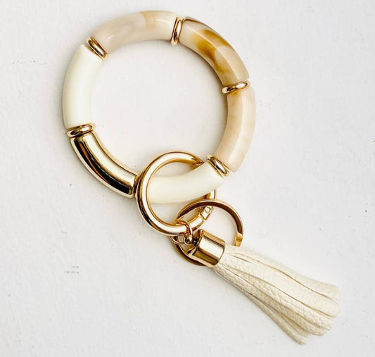 Tube Bangle Bracelet Keychain