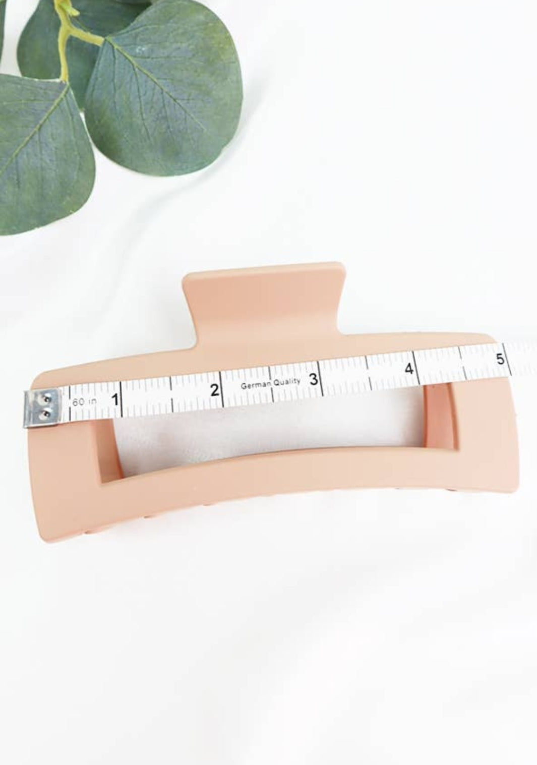 Matte Jumbo Rectangle Cutout Claw Clip