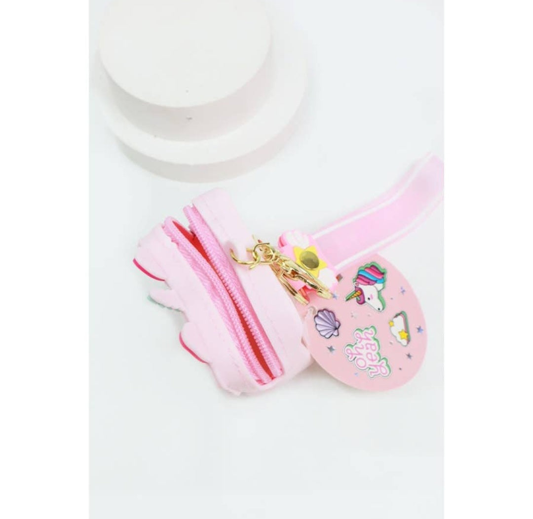 Unicorn Pop It Coin Purse Keychain
