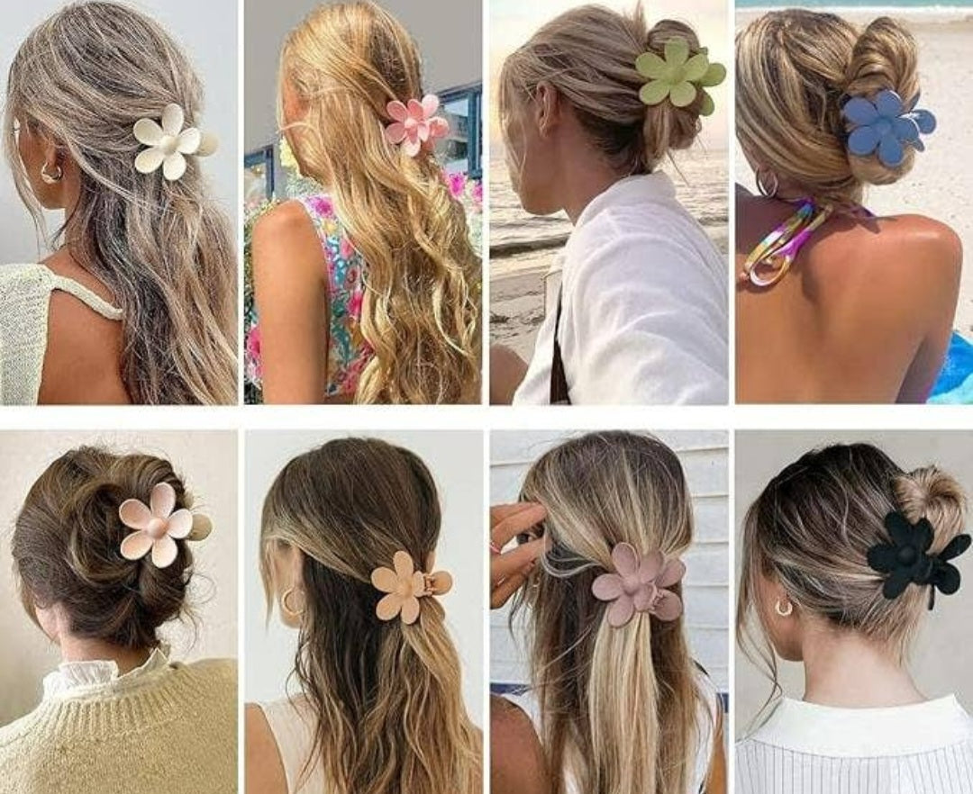 Daisy Matte Hair Claw