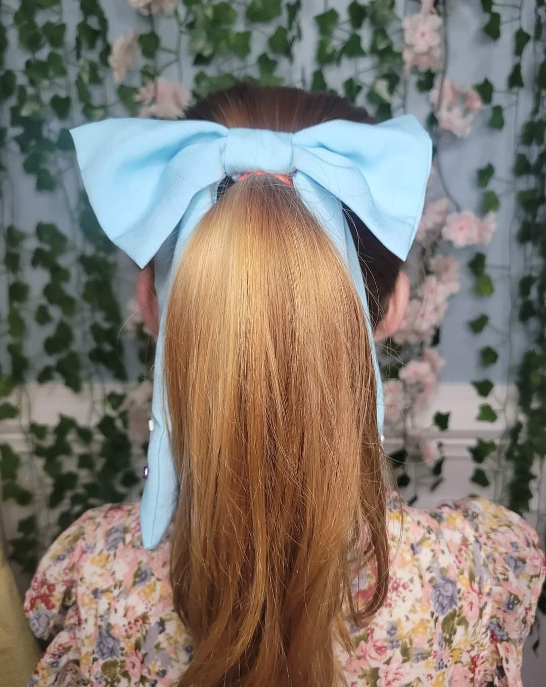 Easter Beaded Alligator Clip Hair Bow