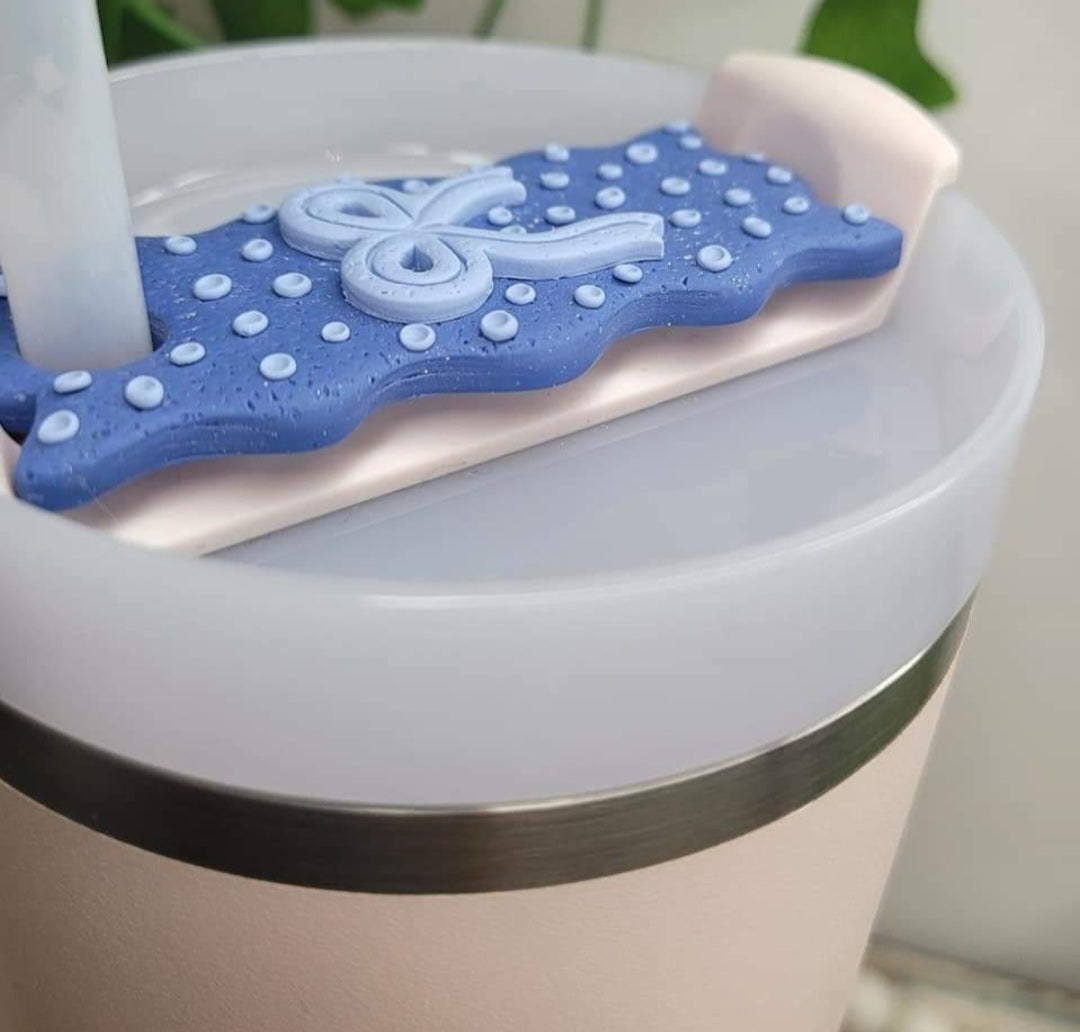 40 oz. Wavy Design Stanley Cup Topper MK Lovely Boutique