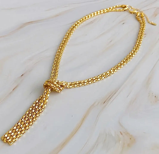 Y Drop Chain Necklace