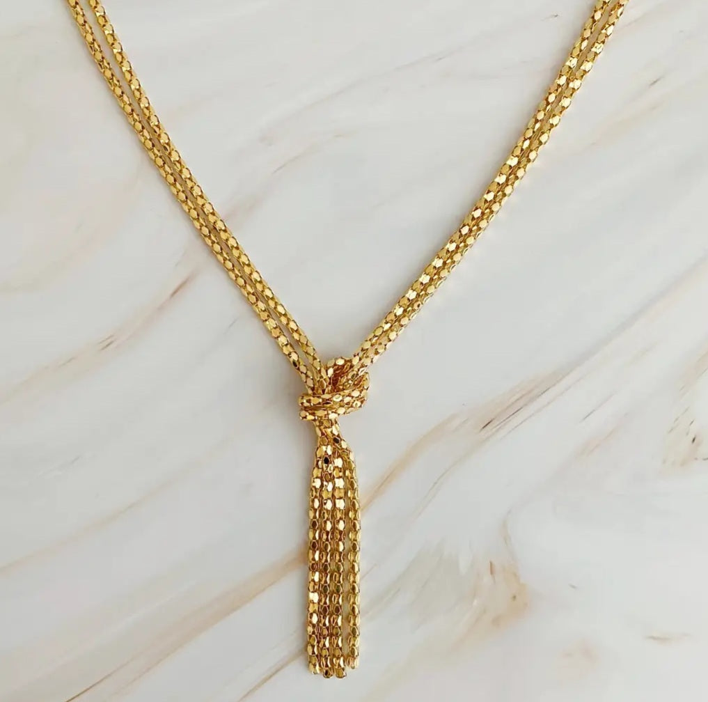 Y Drop Chain Necklace