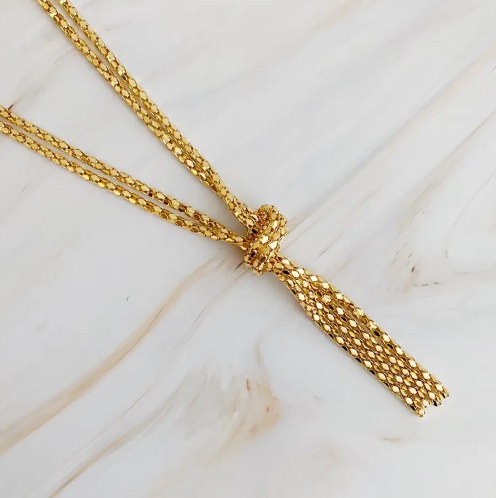 Y Drop Chain Necklace