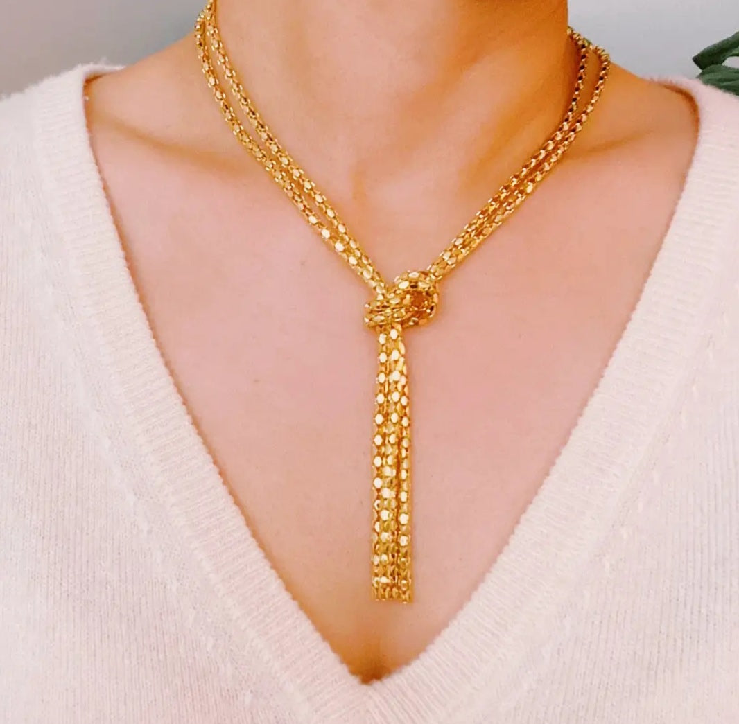 Y Drop Chain Necklace